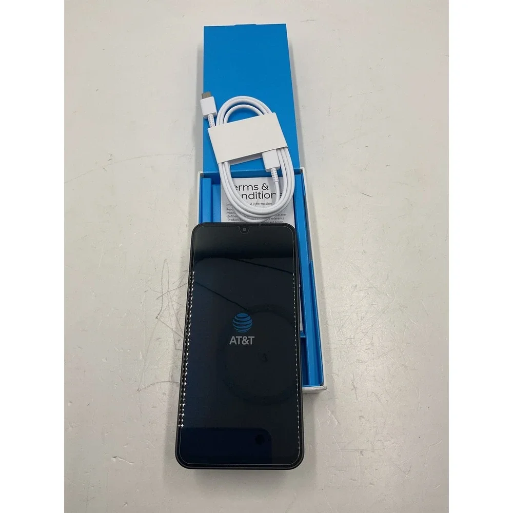 Samsung Galaxy A17 5G SM-A176U 128GB AT&T Black Smartphone Excellent Condition